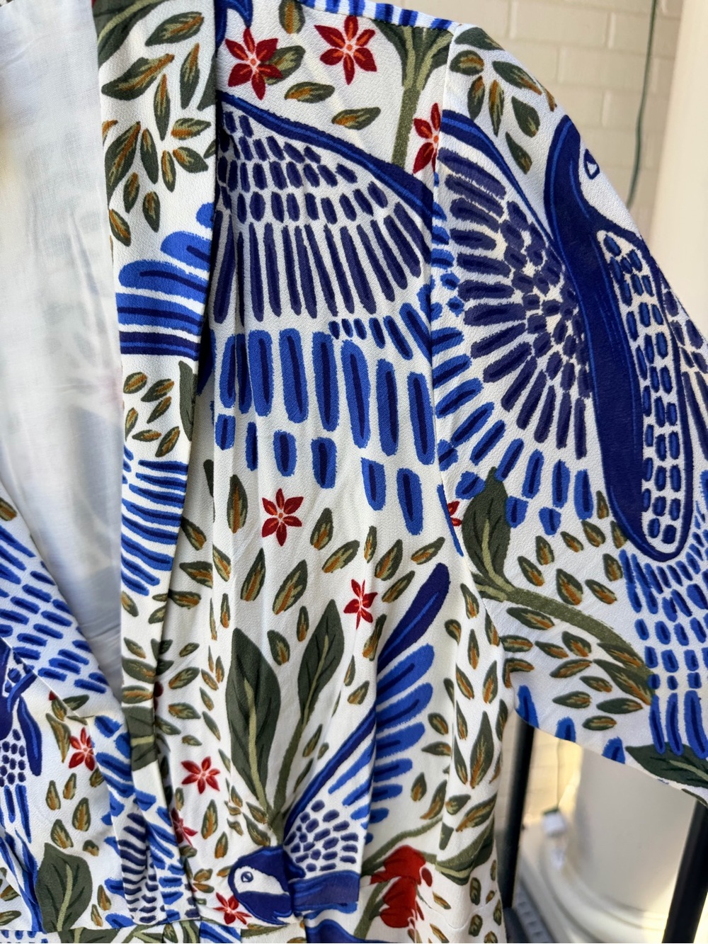 FARM Rio Blue & Cream Blue Macaw Maxi Dress - Picture 5 of 6